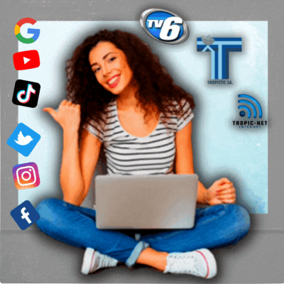 Imagen de personas conectadas a internet